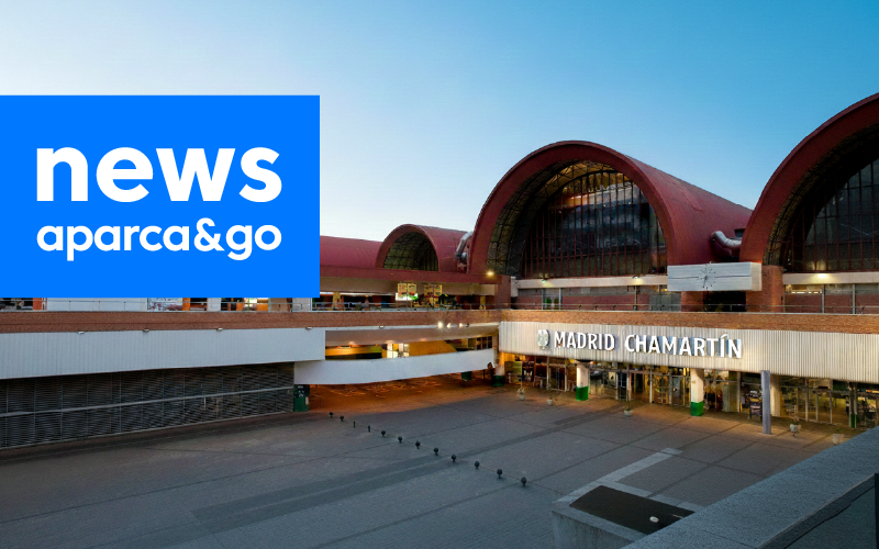 New parking at Chamartín Station in Madrid